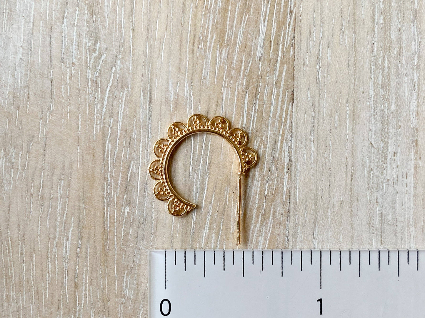 Lace Hoops earrings