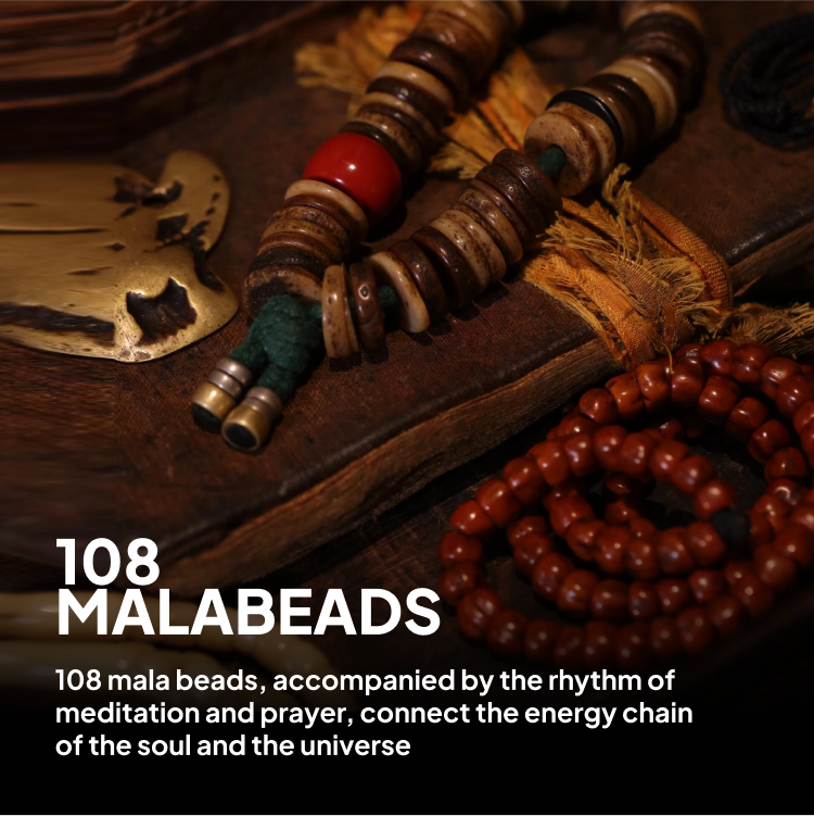 Kailash Energy - Tibetan Prosperity Mala Necklace