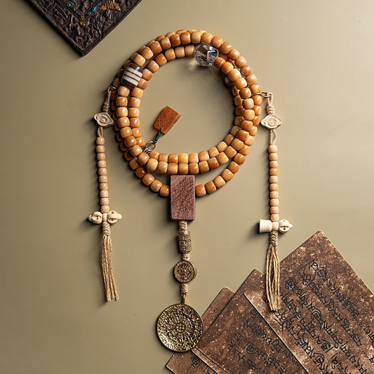 Kailash Energy - Tibetan Prosperity Mala Necklace