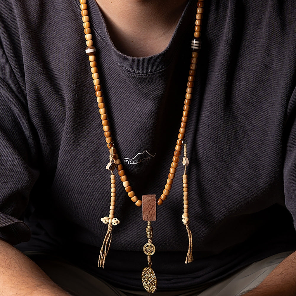 Kailash Energy - Tibetan Prosperity Mala Necklace