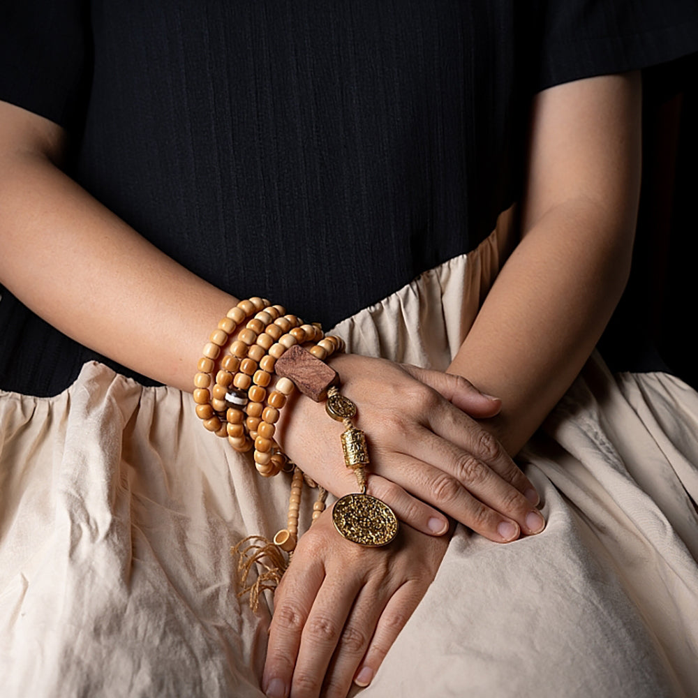 Kailash Energy - Tibetan Prosperity Mala Necklace
